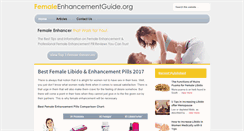 Desktop Screenshot of femaleenhancementguide.org